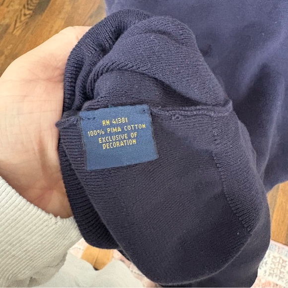 Polo by Ralph Lauren Men's Navy Sweater - Size Large - Picture 5 of 5